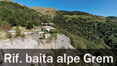 Baita alpe Grem Gruppo Camos