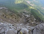 46 Ferrata MAURIZIO panorama verso Oltre il Colle