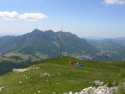 panoramica dal Rifugio, sullo sfondo l'Alben