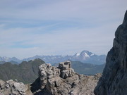 panorama sul Disgrazia mentre si sale