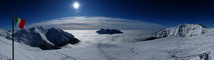 Panorama dal rifugio Capanna 2000