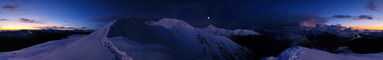 360° dalle pendici della Cima Menna