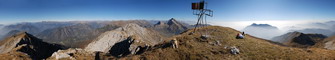 360° dalla Cima Menna