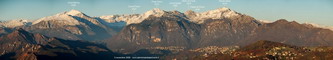 Panoramica dal Canto alto sulla Val Serina